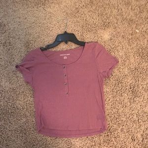 Purple tee never be worn